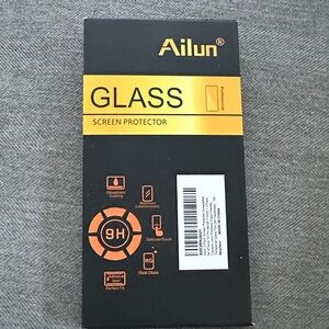 NIB Ailun Gold and Black Glass Screen Protector